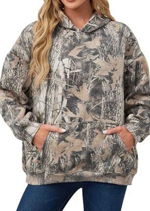 Women's Oversized Camouflage Sweatshirt