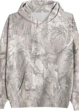 Women's Oversized Camouflage Graphic Hoodie