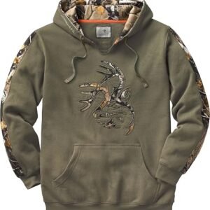 Legendary Whitetails Mens Camo Pullover Hoodie Hunting Sweatshirt